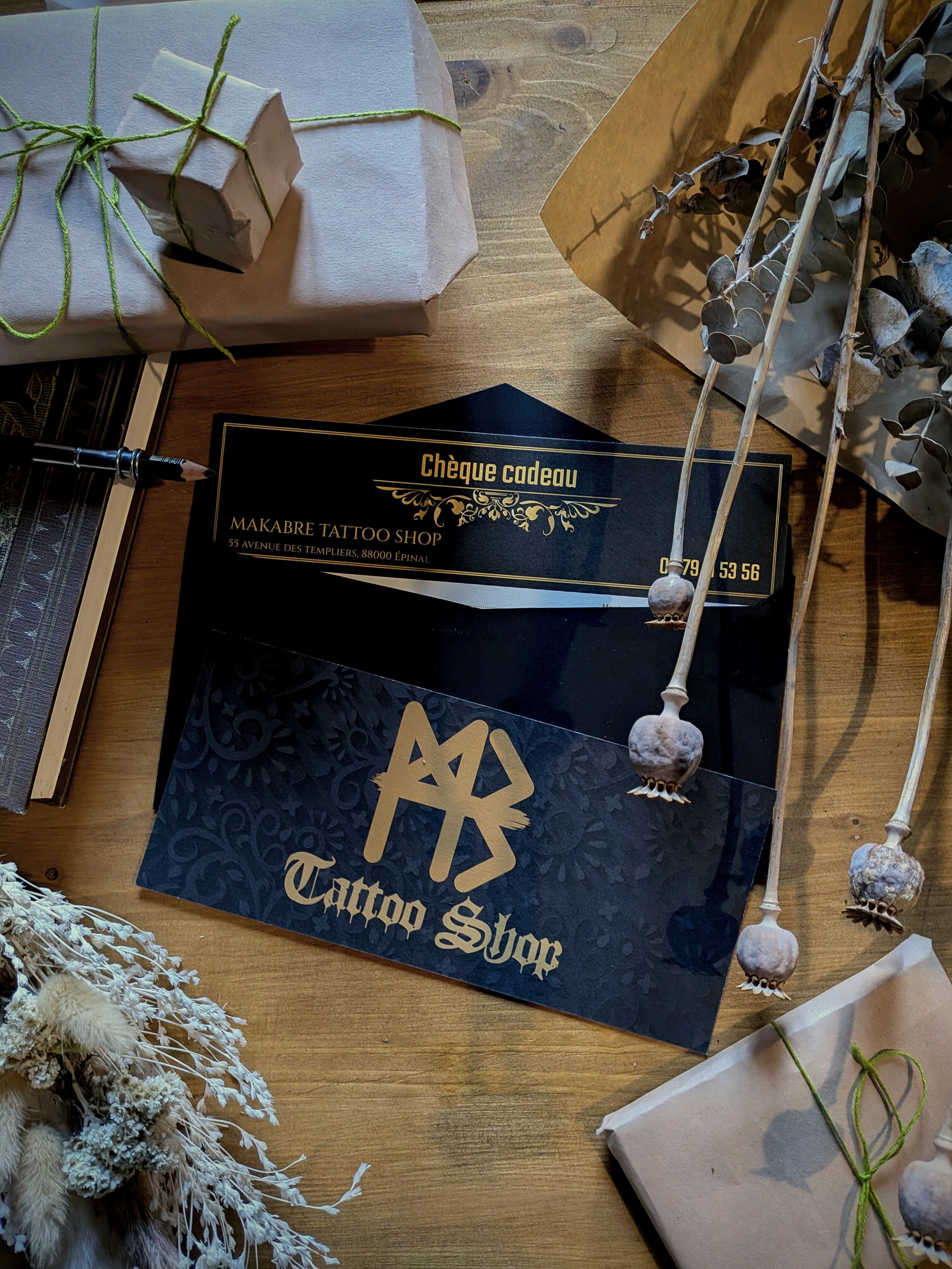 Carte Cadeau Makabre tattoo Shop - Flash tatouage par Shop
